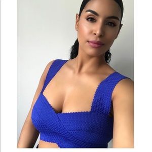 Handmade fitted bandage top